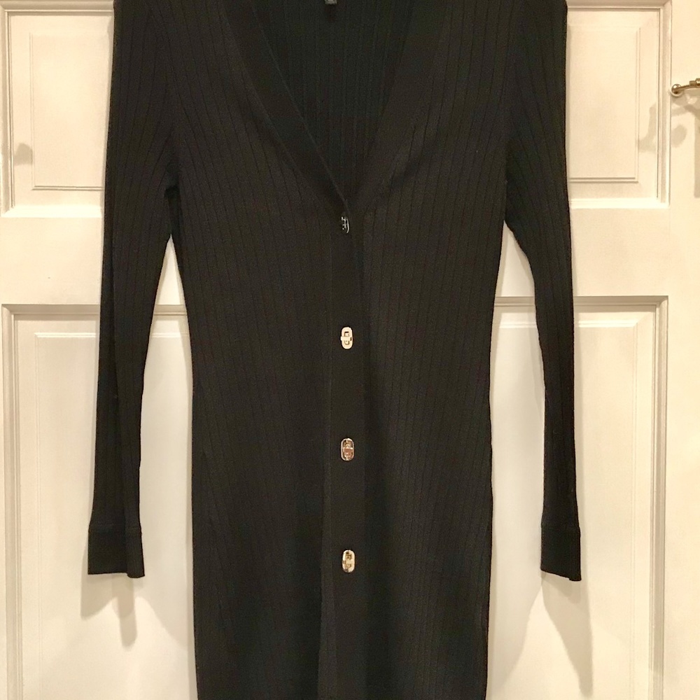 White House Black Market Black Cardigan